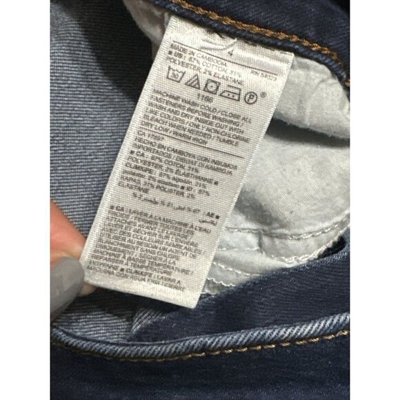 Old Navy Jeans Pop Icon Skinny Mid Rise Size 4 Dark Blue J18 - Picture 8 of 9
